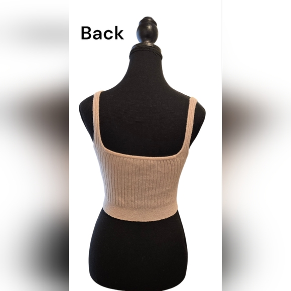 ALLSAINTS ENYA CARDIGAN AND CROP TOP SET IN WHISPER PINK - Picture 3 of 10